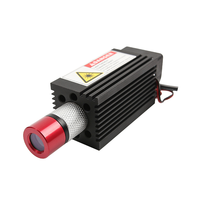 638nm 1200mW Laser Module Line Focus Adjustable Red Laser Beam Glass Lens - Click Image to Close